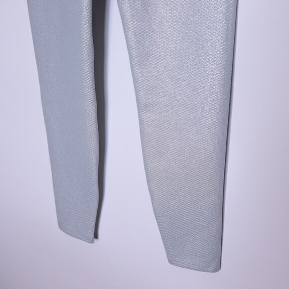 BEACHRIOT NEW Piper Legging Silver Shine Waffle Pull On Full Length Women's XS - Picture 8 of 10